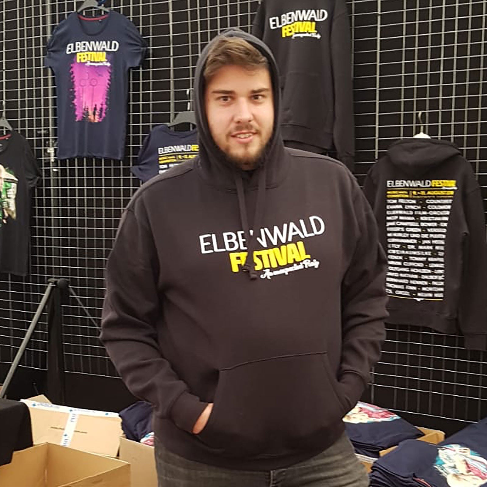 Produktbild Elbenwald Festival Hoodie schwarz