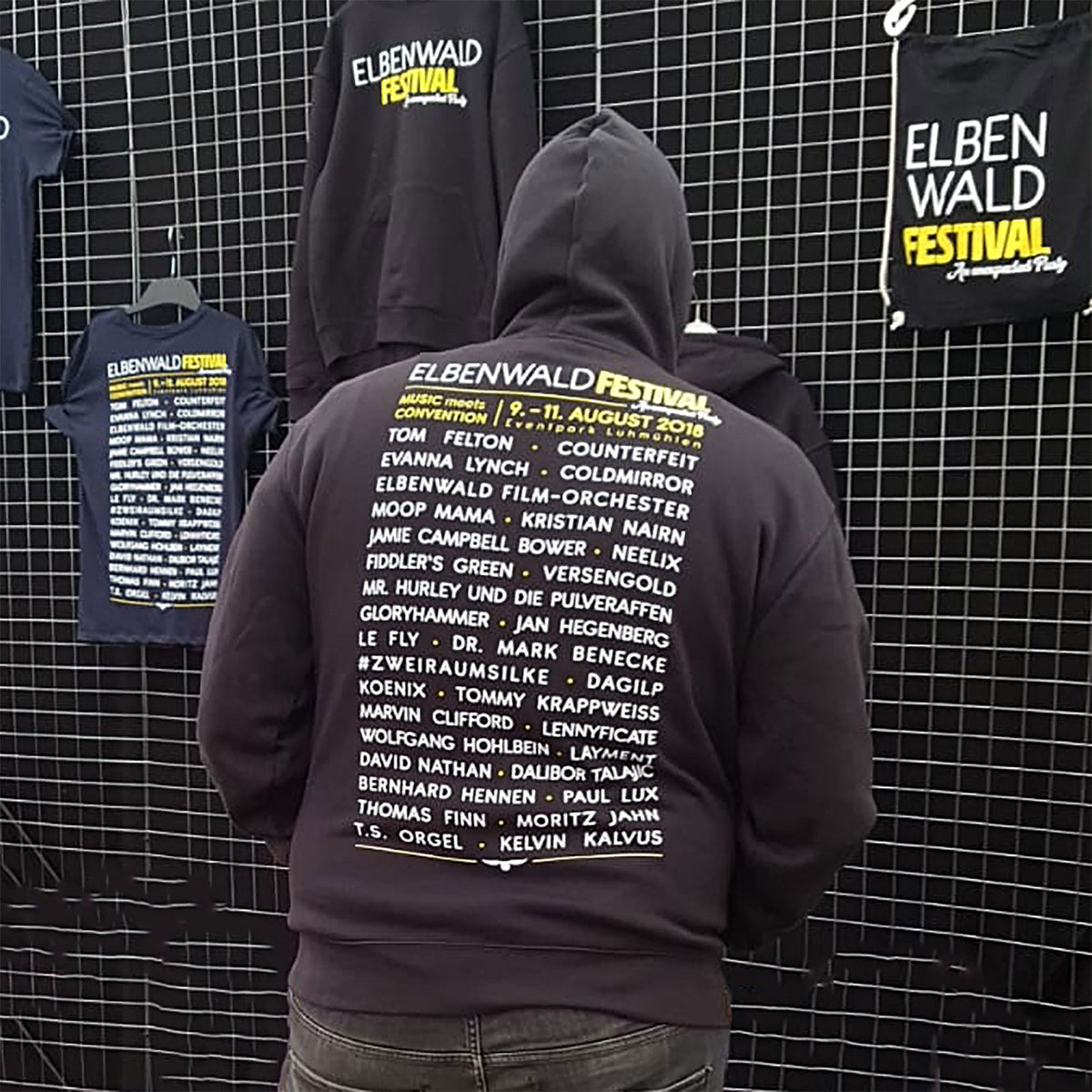 Produktbild Elbenwald Festival Hoodie schwarz