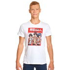 Produktbild Attack on Titan - Survey Corps Trio T-Shirt weiß
