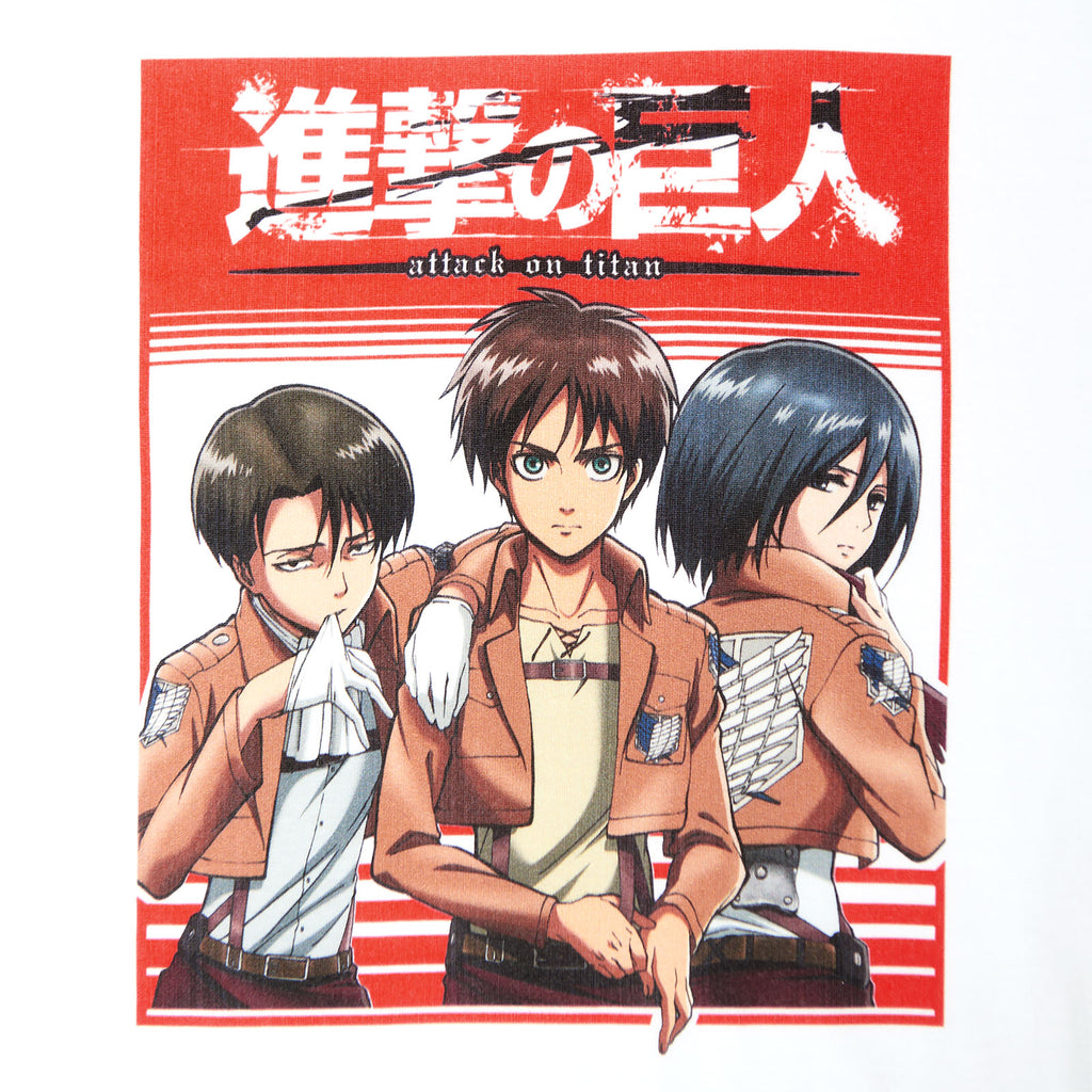 Produktbild Attack on Titan - Survey Corps Trio T-Shirt weiß