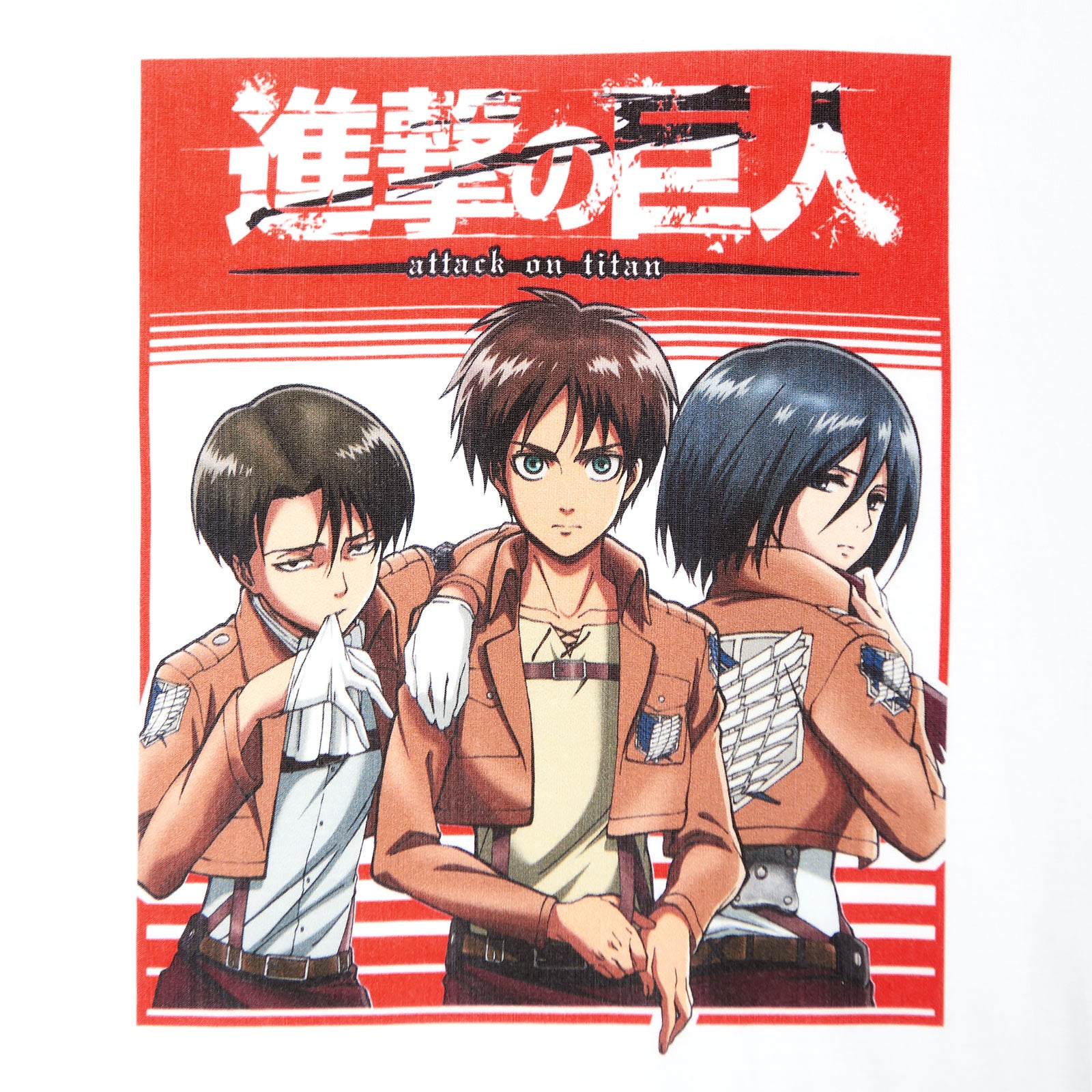 Produktbild Attack on Titan - Survey Corps Trio T-Shirt weiß
