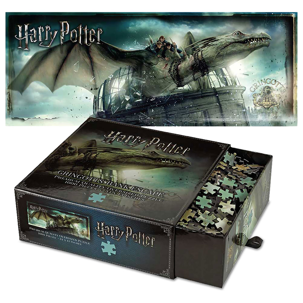 Produktbild Harry Potter - Gringotts Bank mit Drache Premium Puzzle