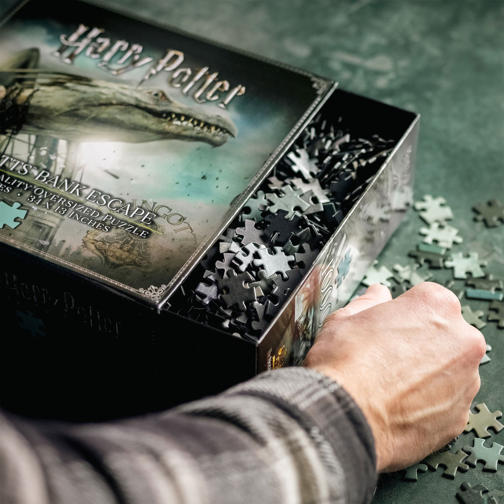 Produktbild Harry Potter - Gringotts Bank mit Drache Premium Puzzle
