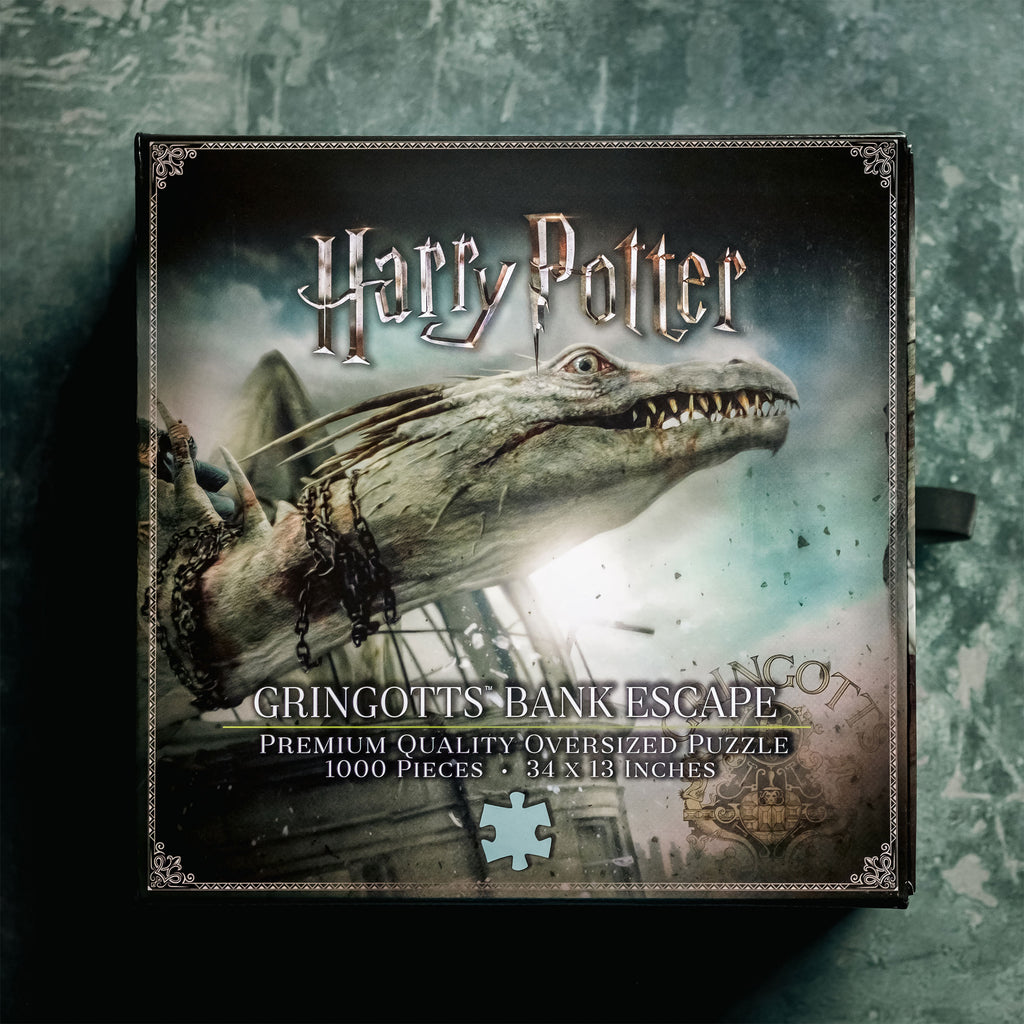 Produktbild Harry Potter - Gringotts Bank mit Drache Premium Puzzle