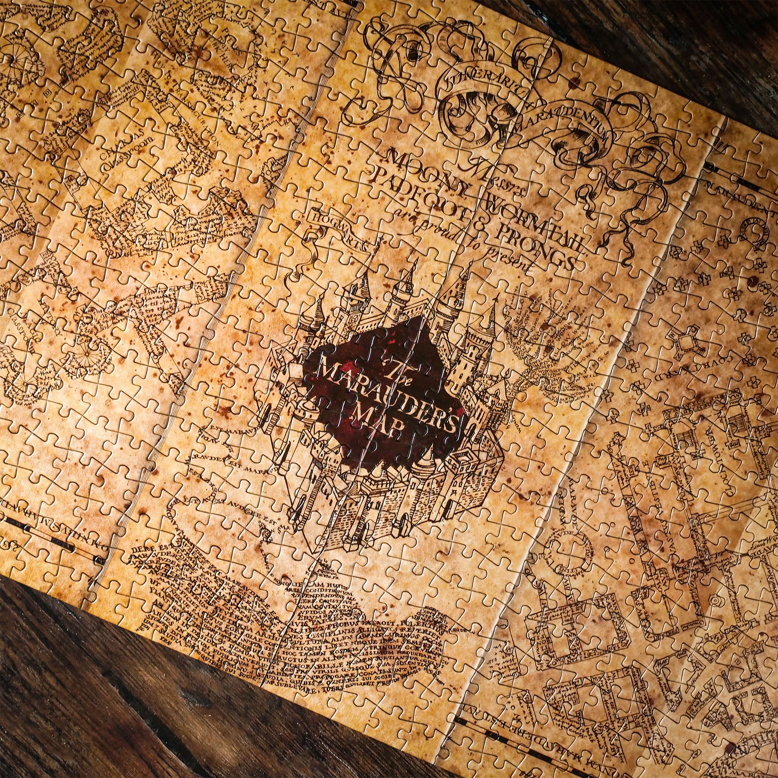 Produktbild Harry Potter - Karte des Rumtreibers Premium Puzzle