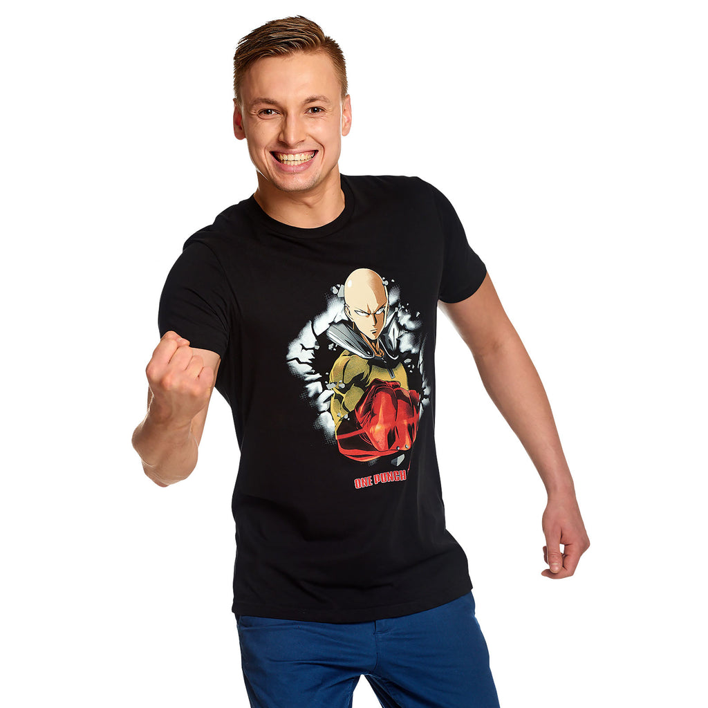 Produktbild One Punch Man - Saitama T-Shirt schwarz