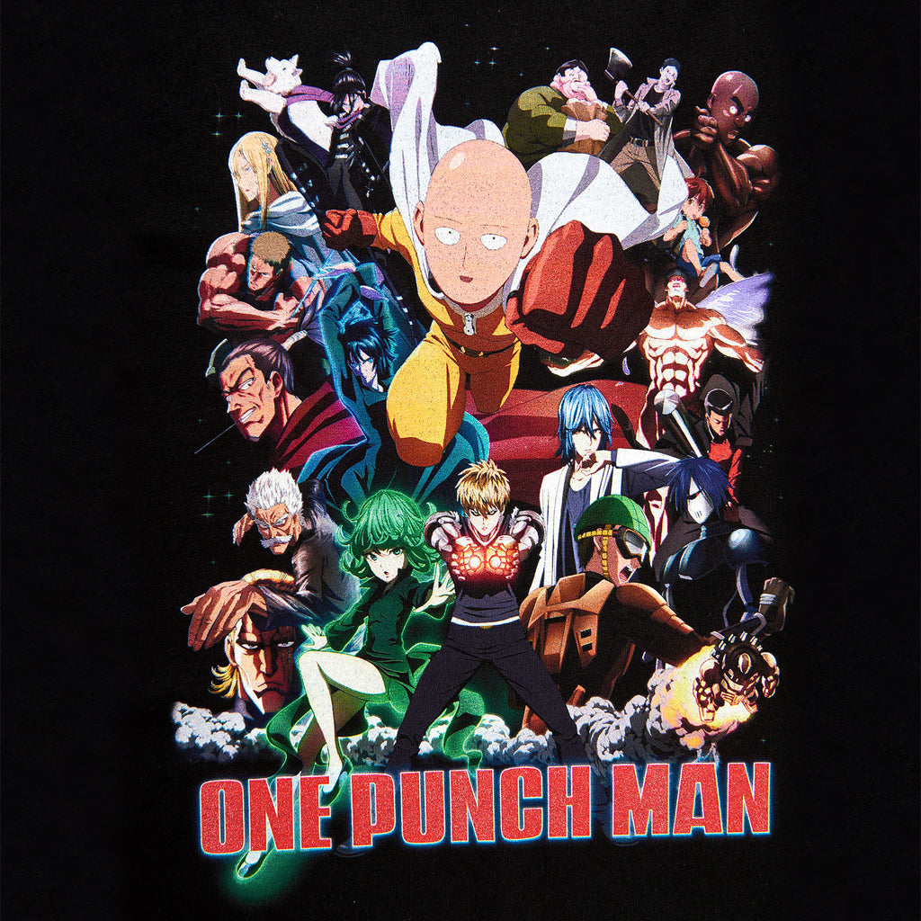 Produktbild One Punch Man - Collage T-Shirt schwarz