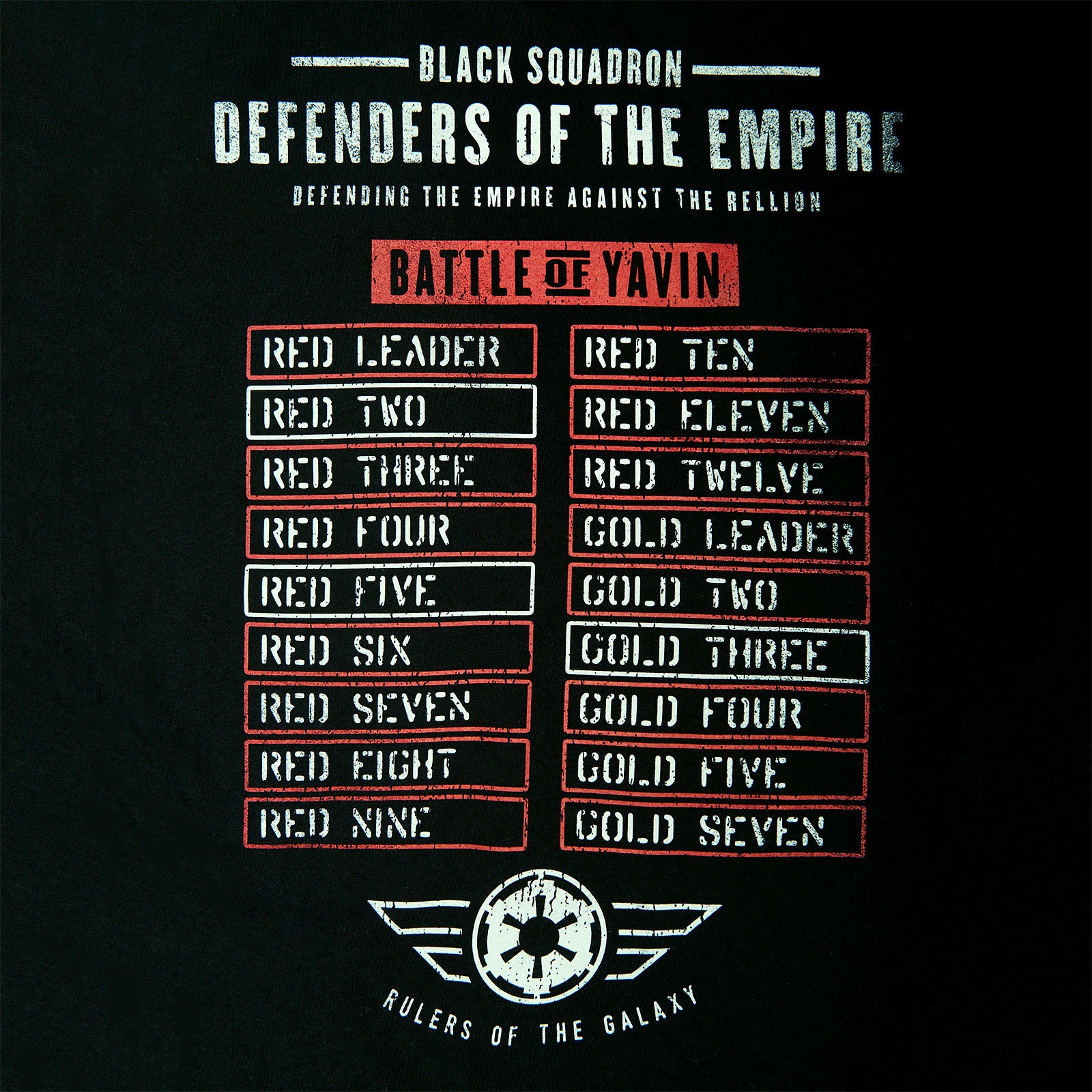 Produktbild Star Wars - Black Squadron T-Shirt schwarz