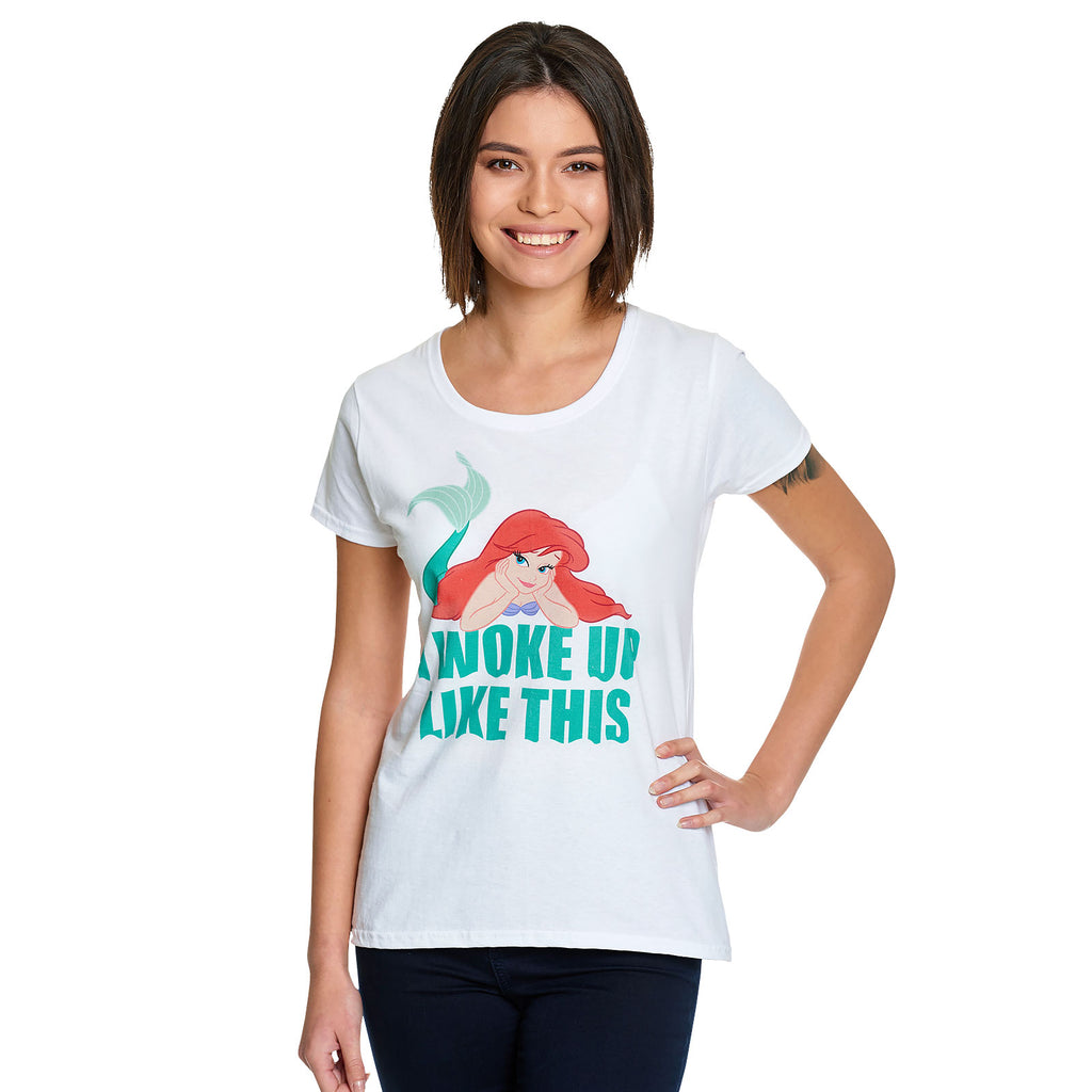 Produktbild Arielle - Woke Up Like This T-Shirt Damen weiß