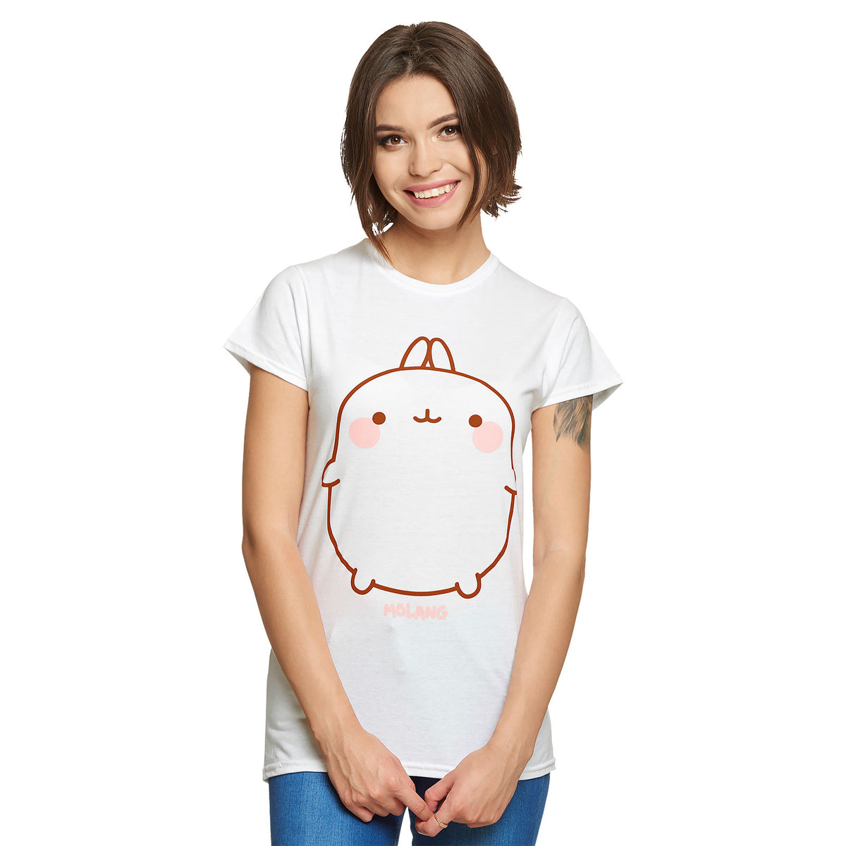 Produktbild Molang - Smile T-Shirt Damen weiß