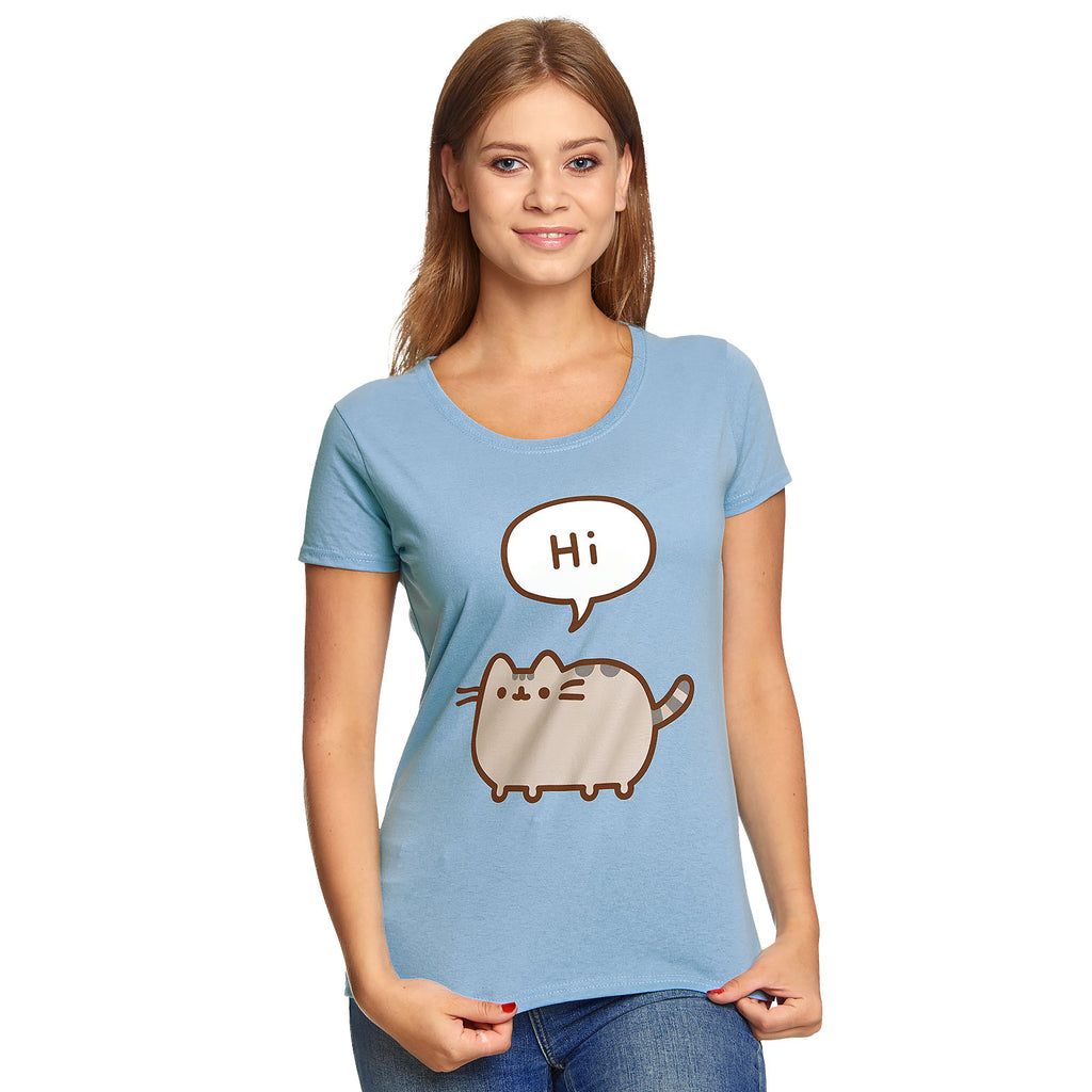 Produktbild Pusheen - Hi Bye! T-Shirt Damen blau