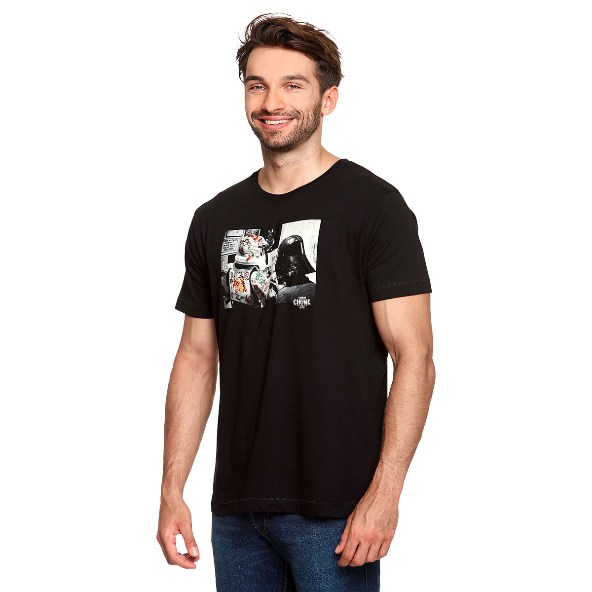 Produktbild Dark Side Tattoo T-Shirt für Star Wars Fans schwarz