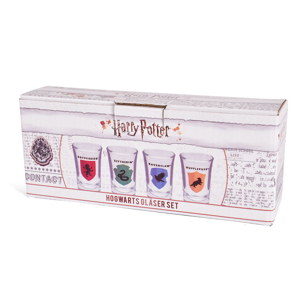 Produktbild Harry Potter - Hogwarts Mini Gläserset
