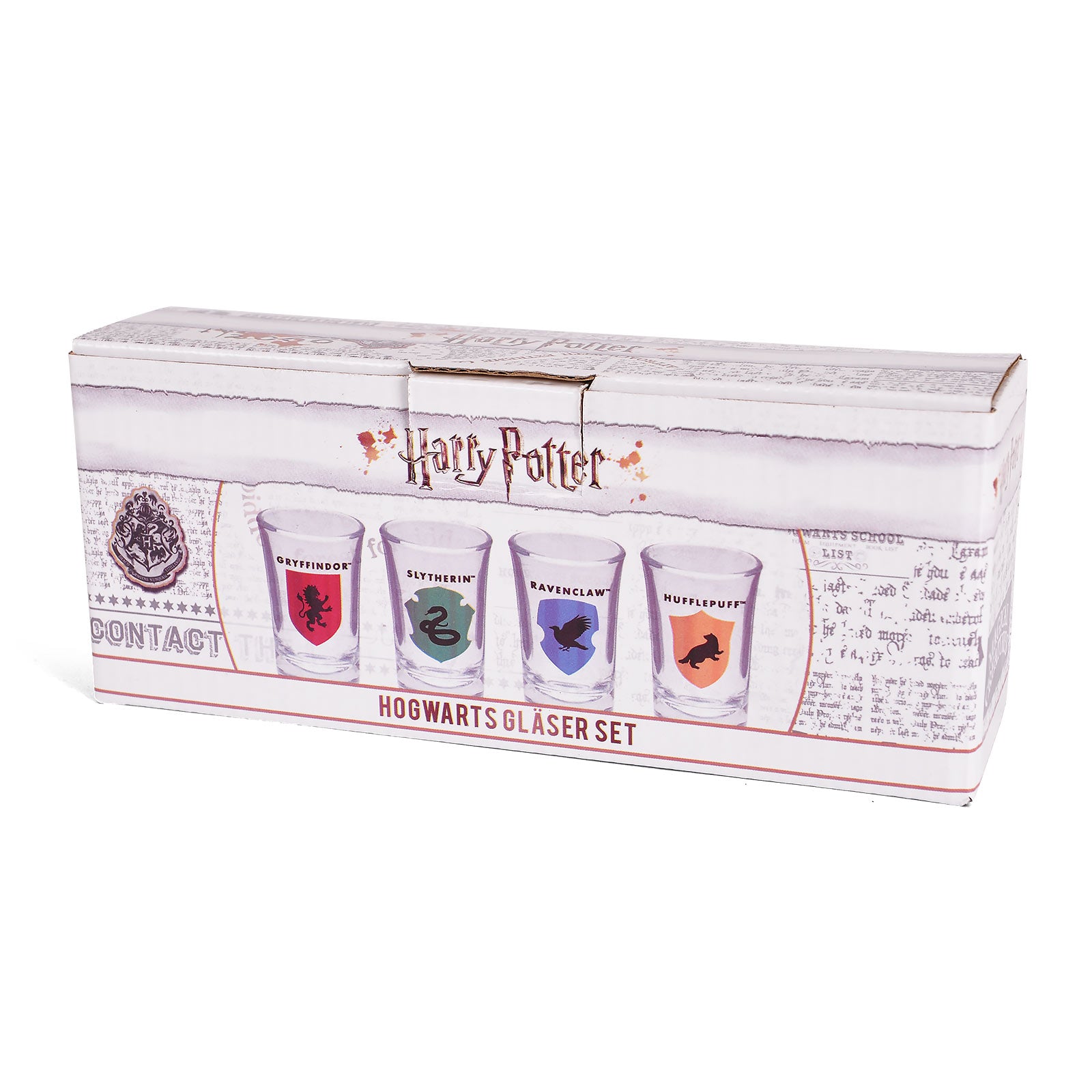 Produktbild Harry Potter - Hogwarts Mini Gläserset