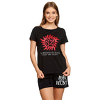 Produktbild Supernatural - Anti Possession Symbol Pyjama kurz Damen