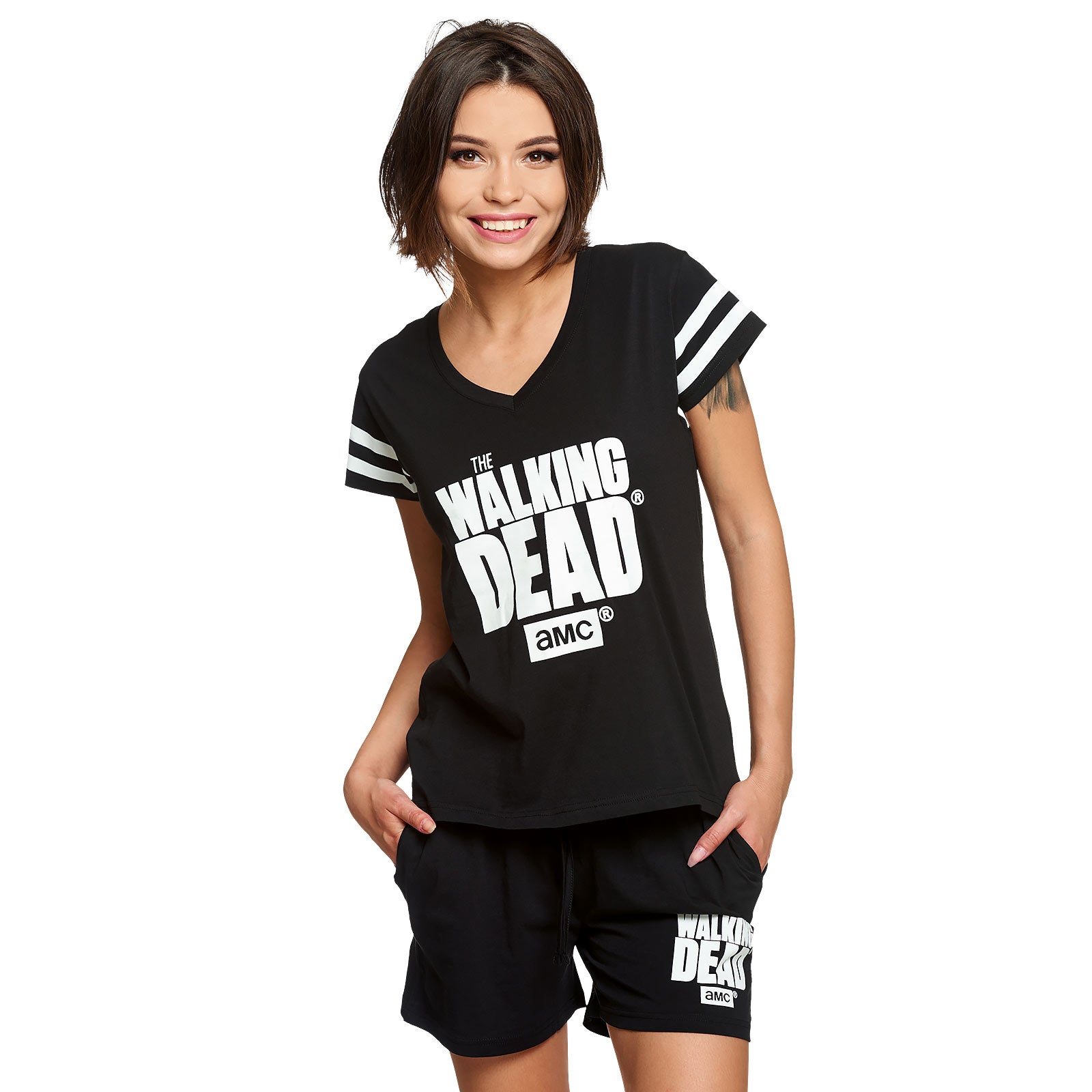 Produktbild Walking Dead - Logo Pyjama kurz Damen