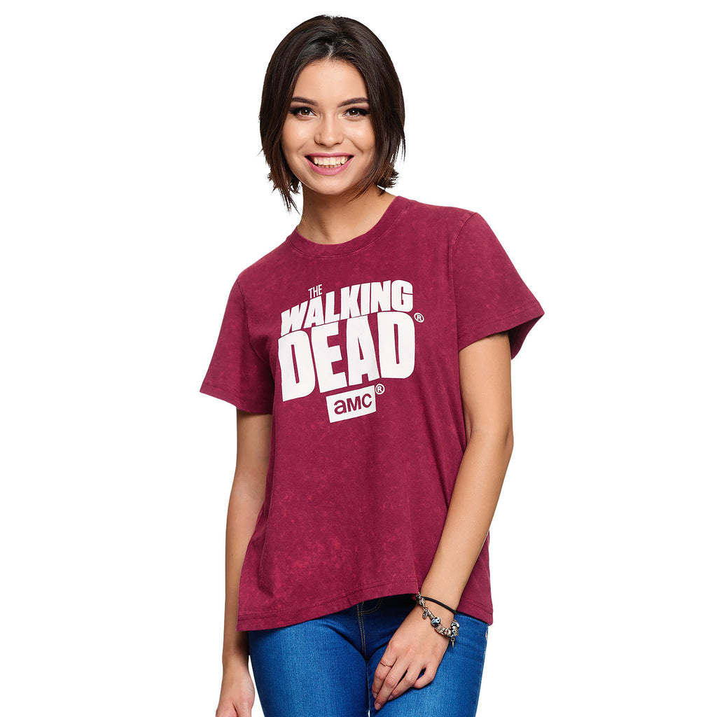 Produktbild Walking Dead - Logo T-Shirt Damen rot