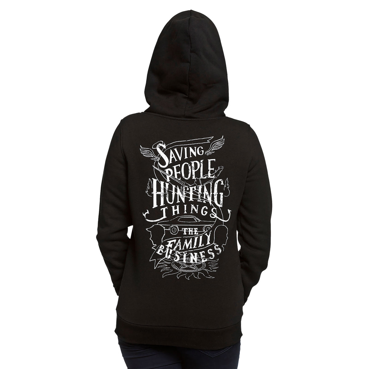 Produktbild Supernatural - Saving People Hunting Things Kapuzenjacke Damen