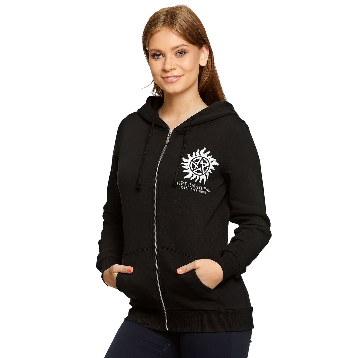 Produktbild Supernatural - Saving People Hunting Things Kapuzenjacke Damen