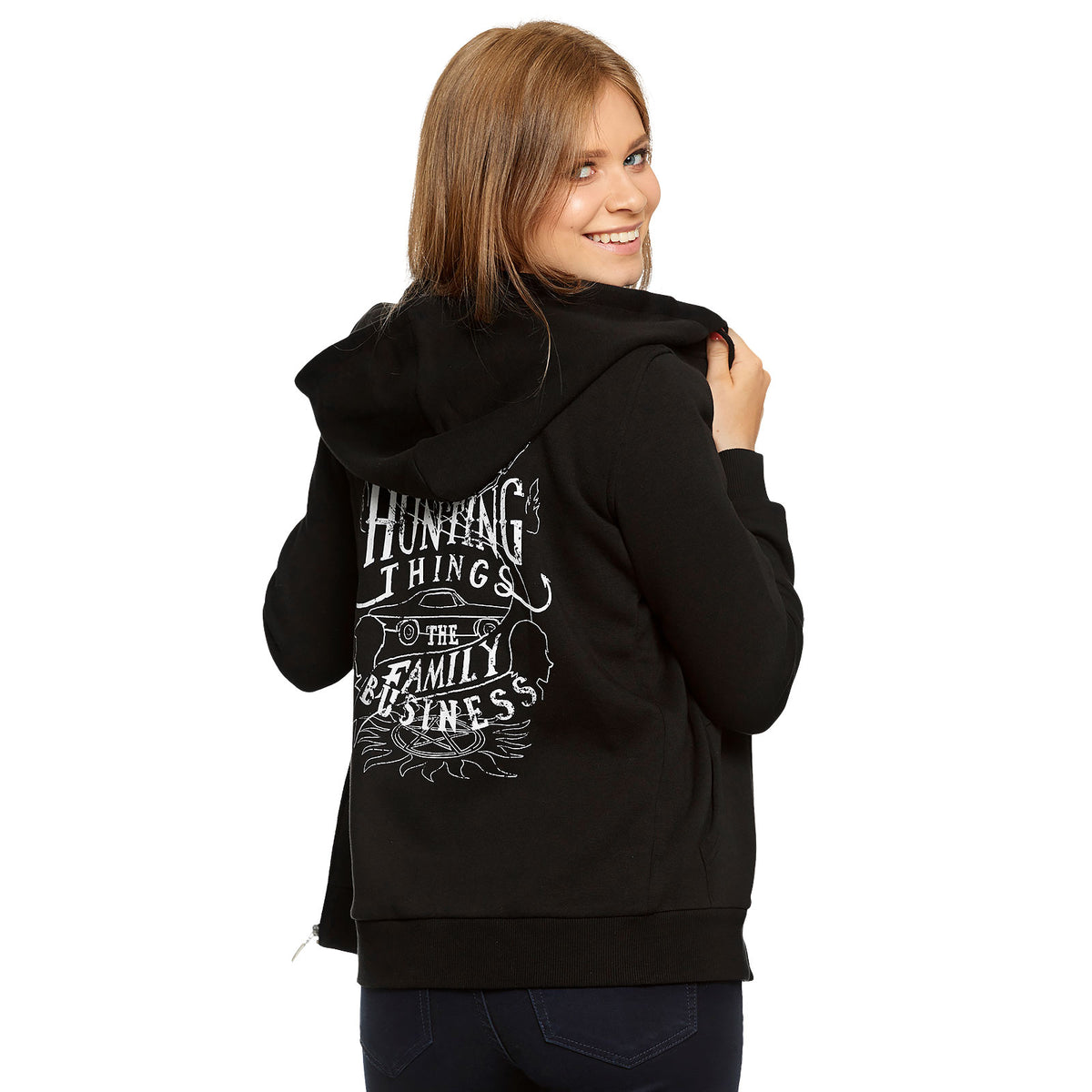 Produktbild Supernatural - Saving People Hunting Things Kapuzenjacke Damen