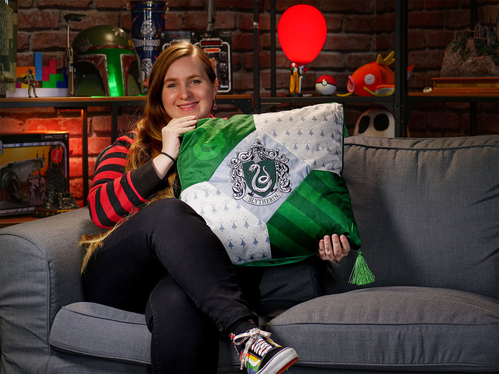 Produktbild Harry Potter - Slytherin Kissen mit Quasten deluxe