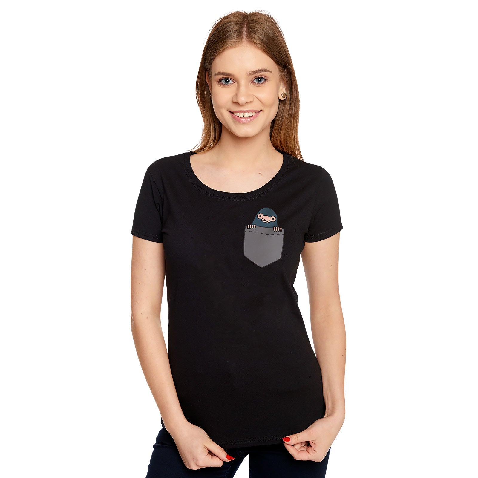 Produktbild Pocket Niffler - Phantastische Tierwesen T-Shirt Damen schwarz