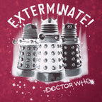 Produktbild Doctor Who - Daleks Exterminate T-Shirt Damen rot