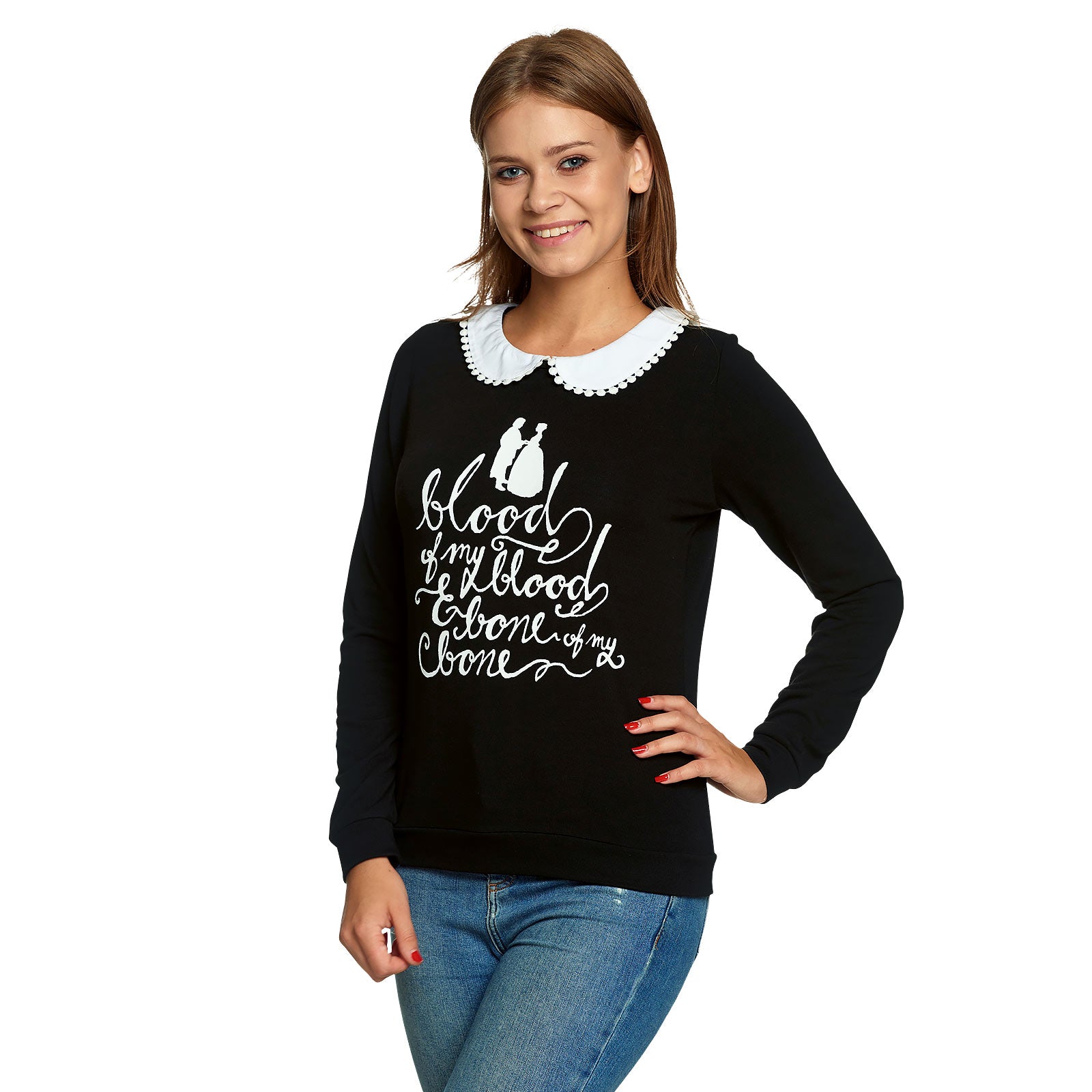 Produktbild Outlander - Blood Girl Longsleeve Damen schwarz