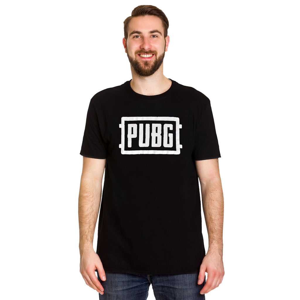 Produktbild PUBG - White Icon Logo T-Shirt schwarz