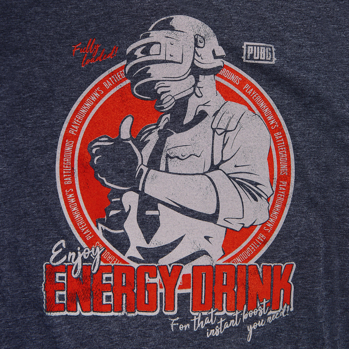 Produktbild PUBG - Energy Drink T-Shirt blau