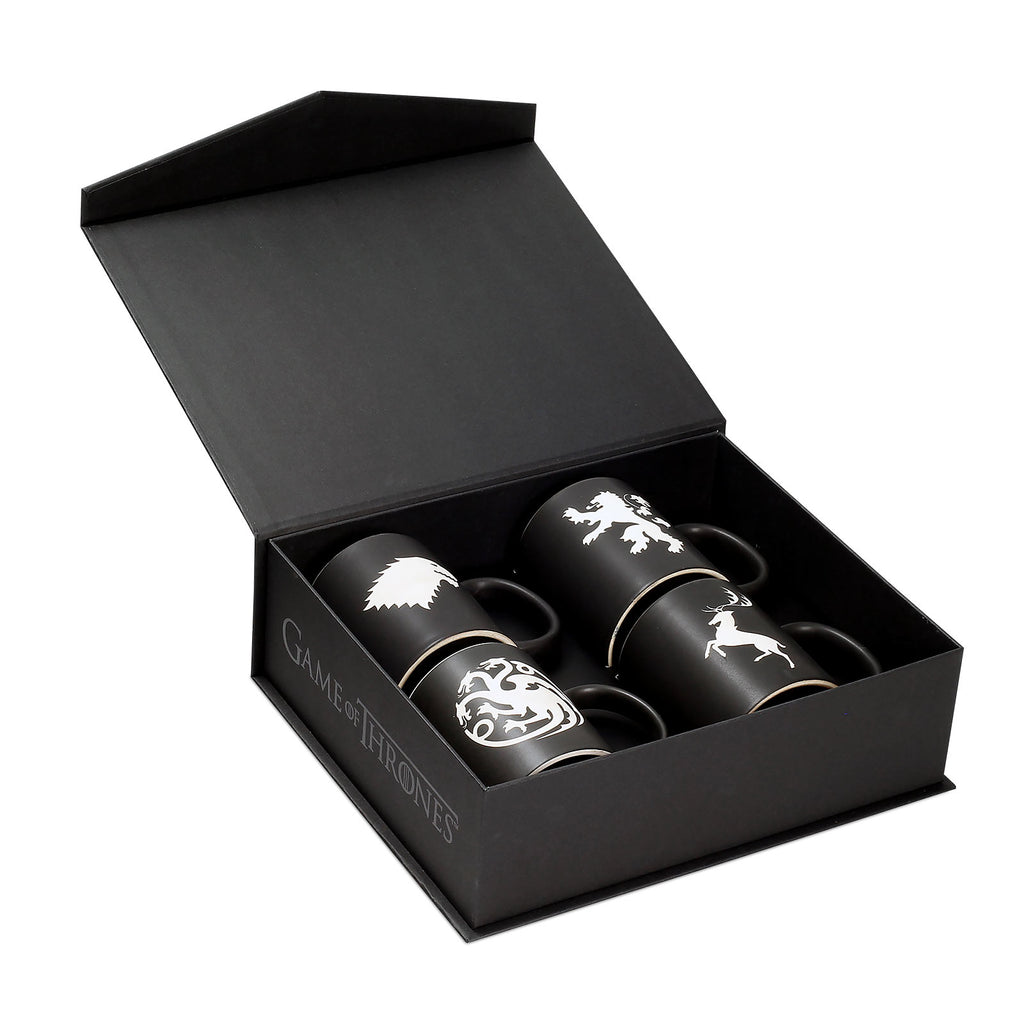 Produktbild Game of Thrones - Wappen Tassenset Deluxe Limitierte Edition