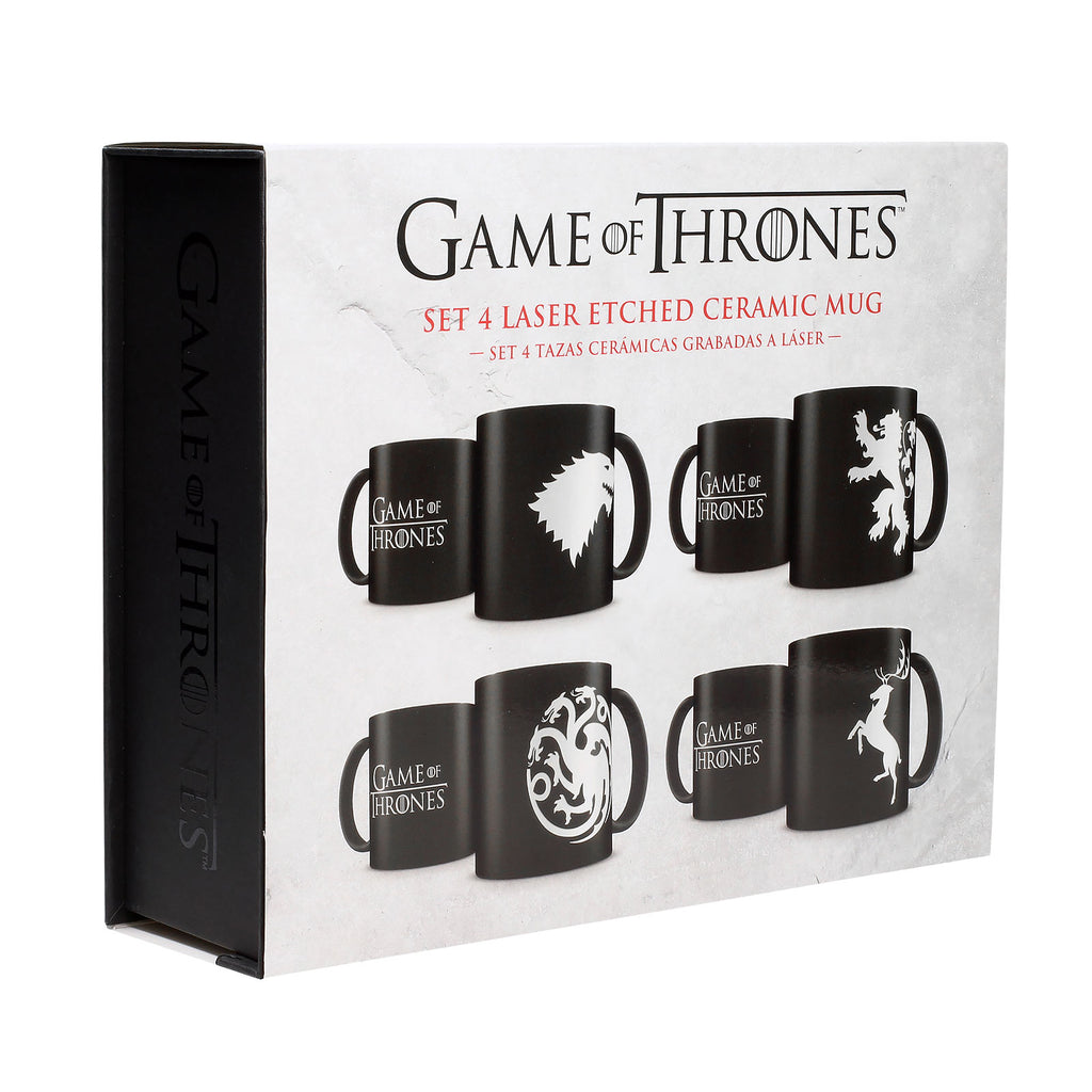 Produktbild Game of Thrones - Wappen Tassenset Deluxe Limitierte Edition