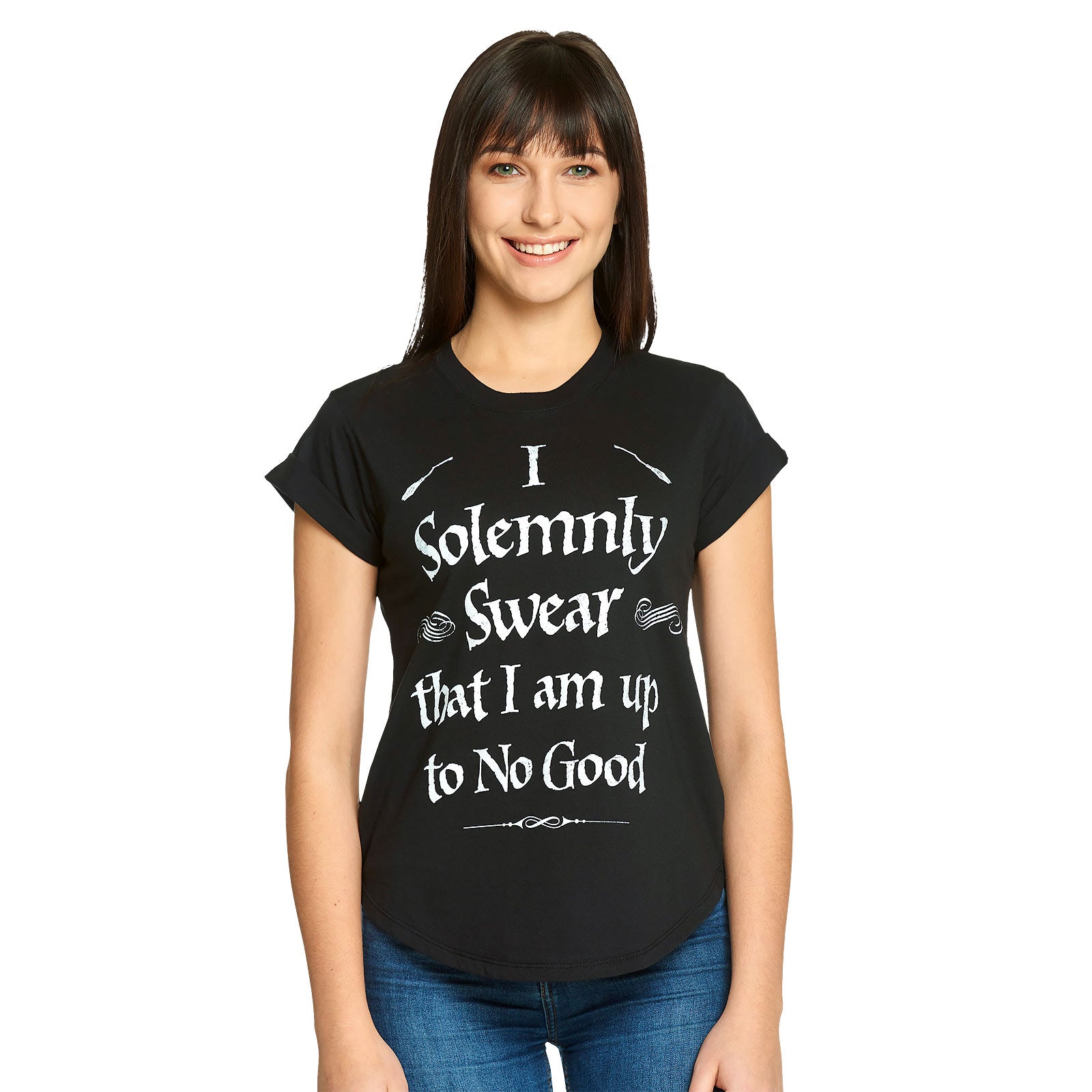 Produktbild Harry Potter - Mischief Managed T-Shirt Damen Loose Fit schwarz