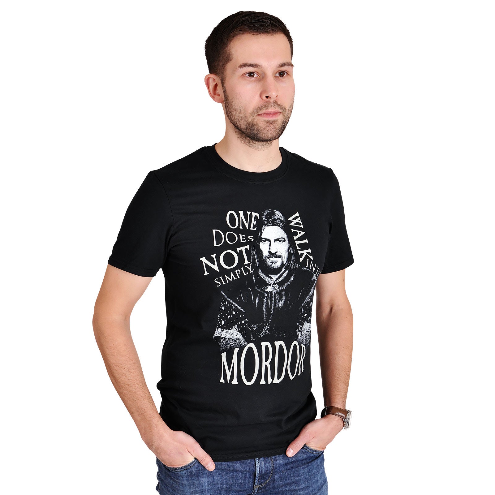 Produktbild Der Herr der Ringe - Boromir Walk into Mordor T-Shirt schwarz