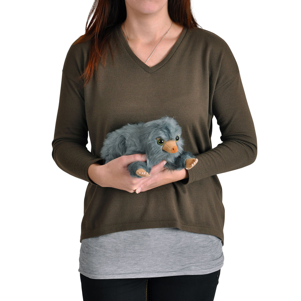 Produktbild Baby Niffler Plüsch Figur 22 cm grau - Phantastische Tierwesen