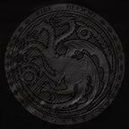 Produktbild Game of Thrones - Dark Targaryen 3D Logo T-Shirt schwarz
