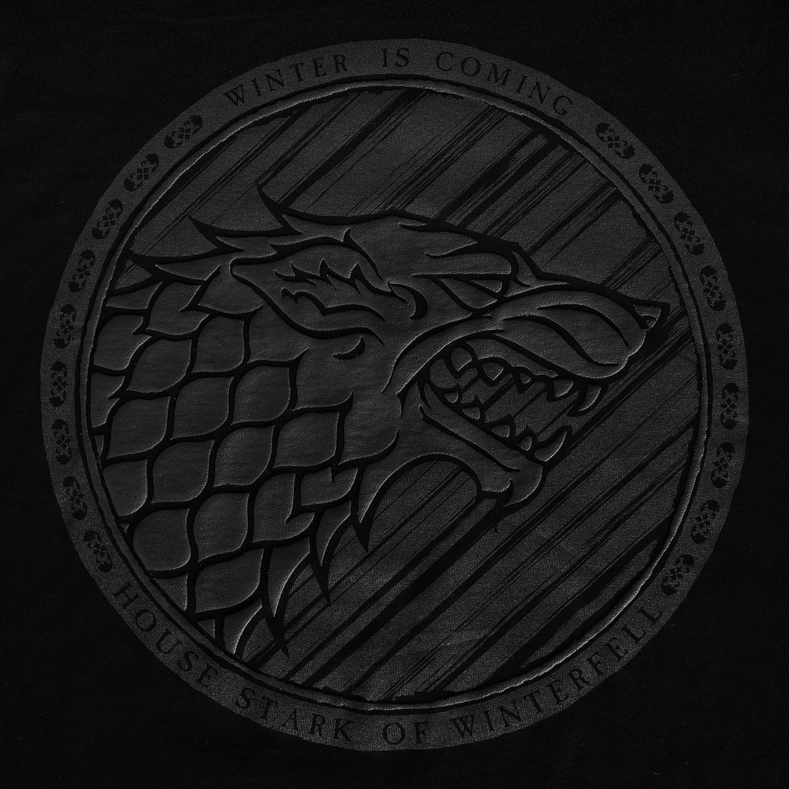 Produktbild Game of Thrones - Dark Stark 3D Logo T-Shirt schwarz
