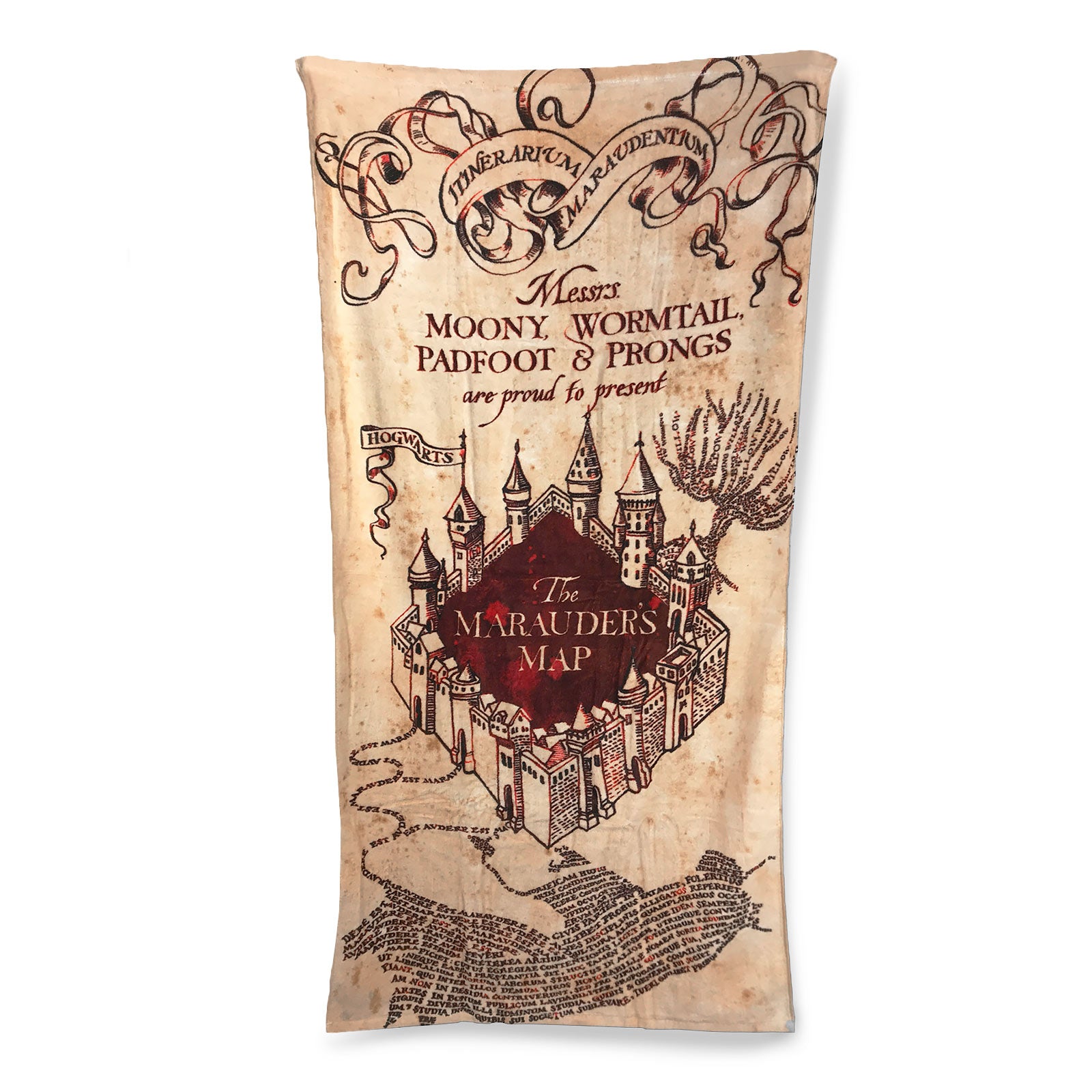 Produktbild Harry Potter - Karte des Rumtreibers Badetuch