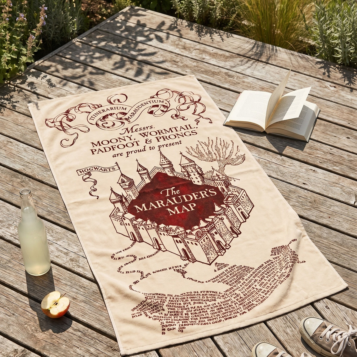 Produktbild Harry Potter - Karte des Rumtreibers Badetuch