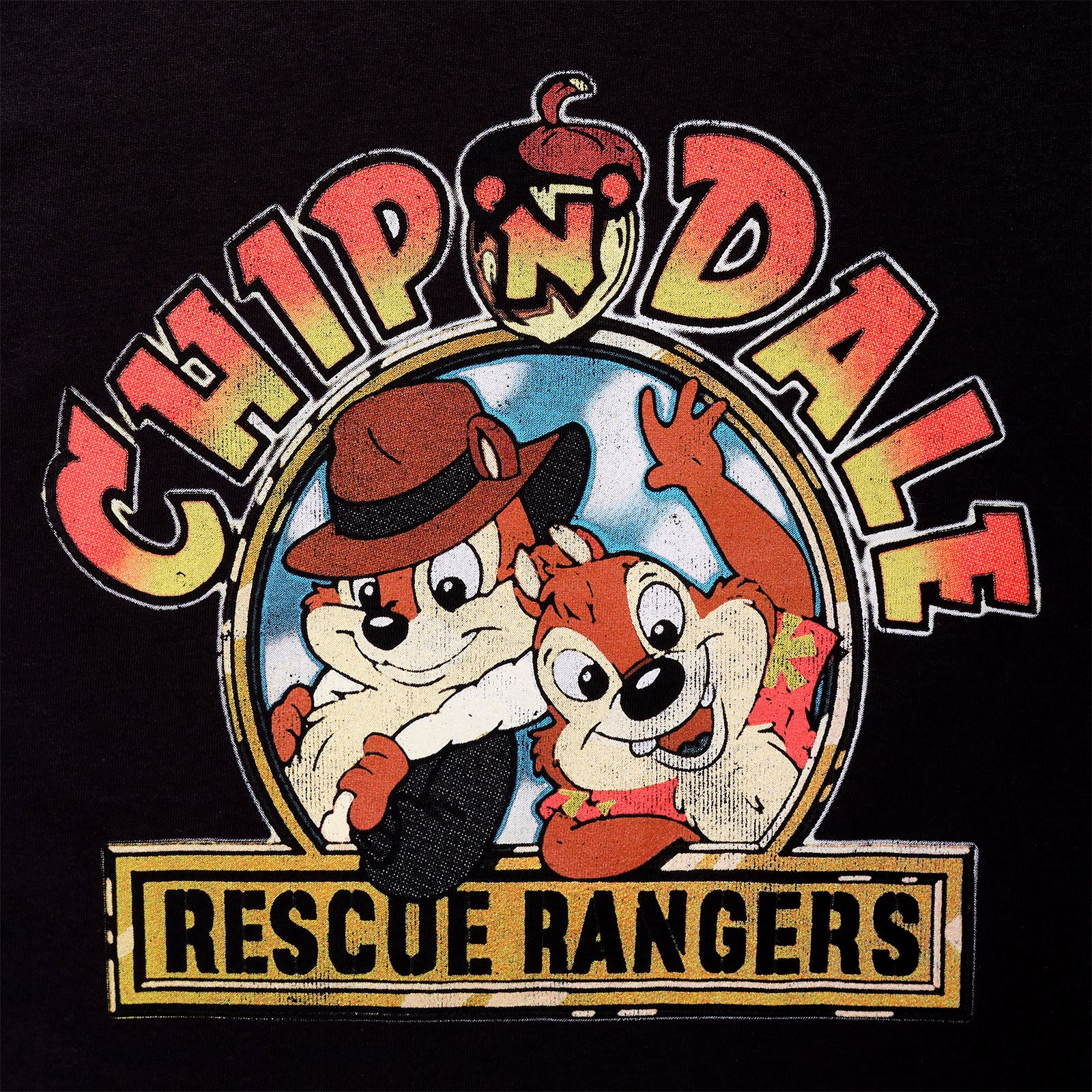Produktbild Chip und Chap - Rescue Rangers T-Shirt Damen Loose Fit schwarz