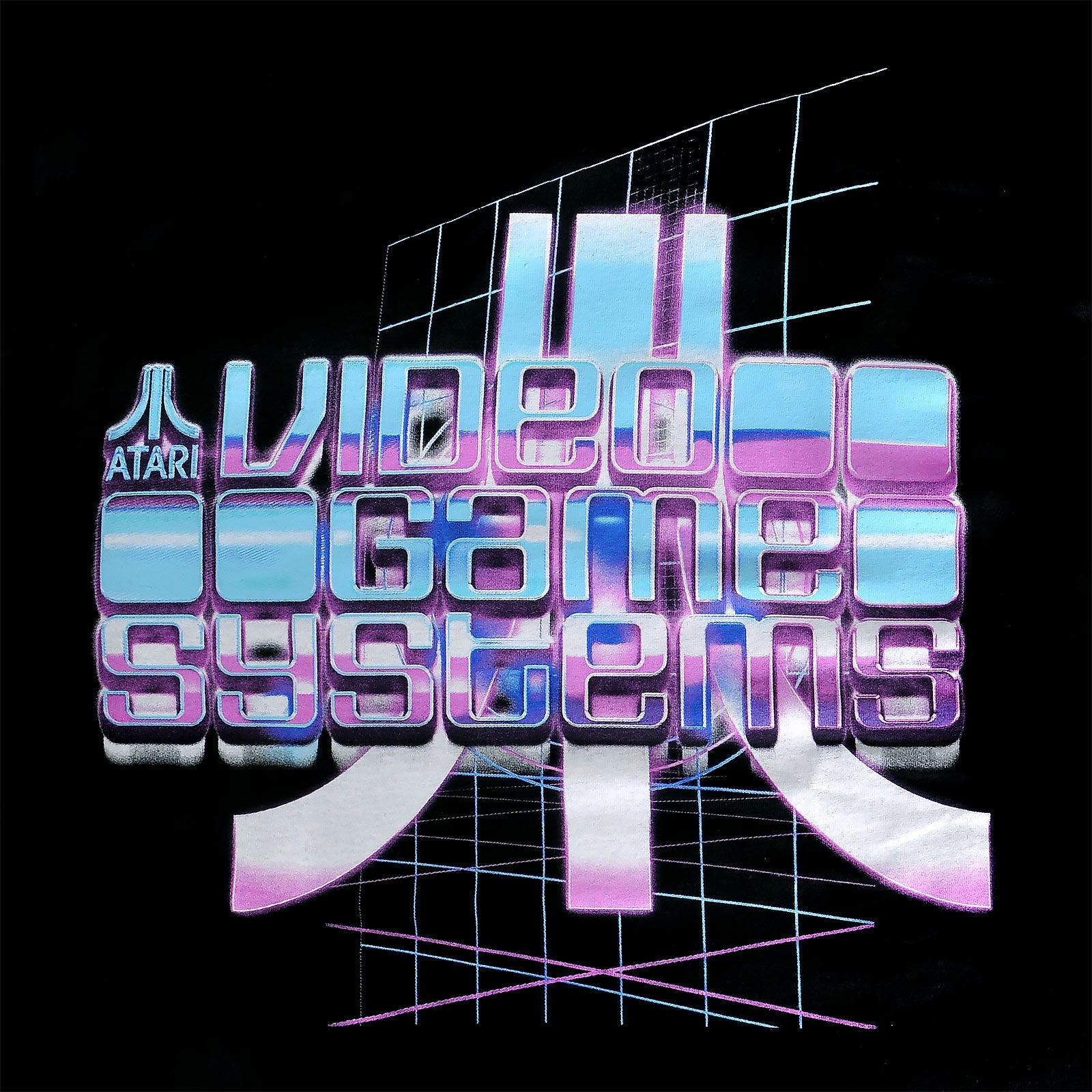 Produktbild Atari - Video Game Systems Retrowave T-Shirt schwarz