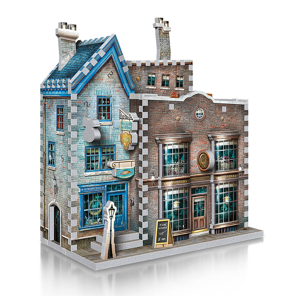Produktbild Harry Potter - Ollivanders Zauberstabladen & Scribbulus' Schreibwaren 3D Puzzle