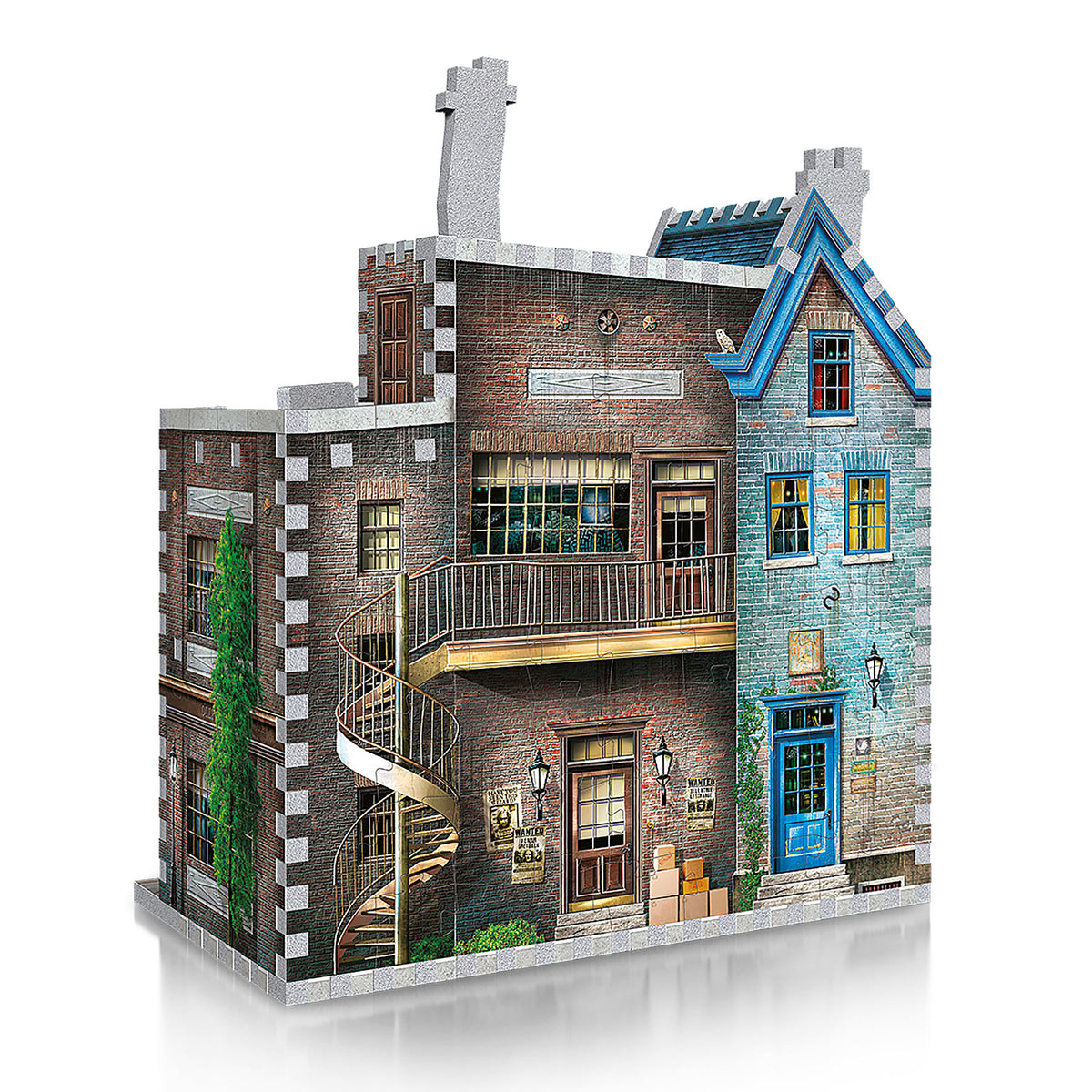 Produktbild Harry Potter - Ollivanders Zauberstabladen & Scribbulus' Schreibwaren 3D Puzzle