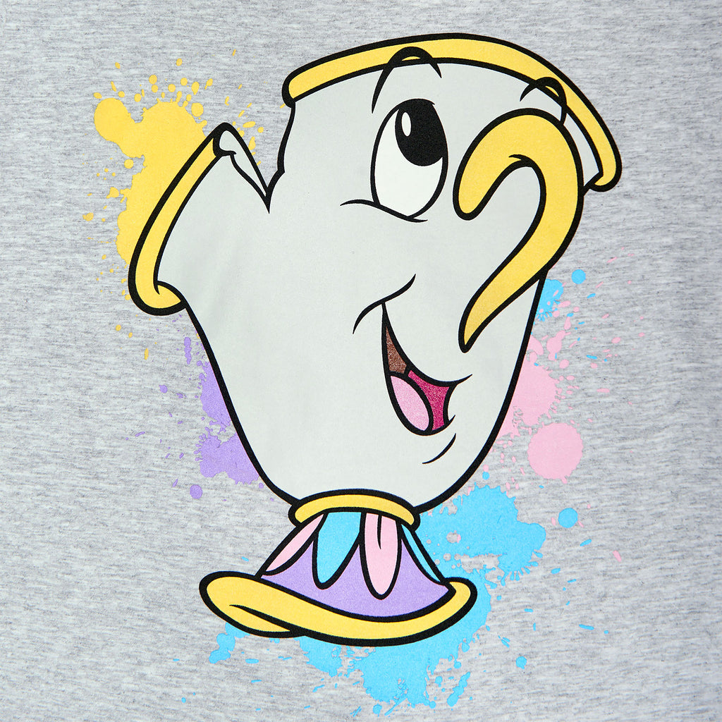 Produktbild Die Schöne und das Biest - Tassilo Splatter T-Shirt Damen grau