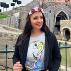 Produktbild Die Schöne und das Biest - Tassilo Splatter T-Shirt Damen grau