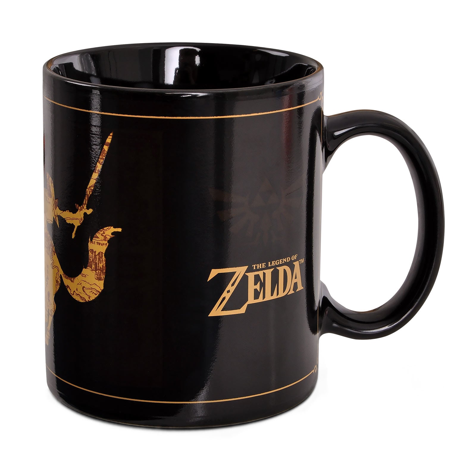 Produktbild Zelda - Map Silhouette Thermoeffekt Tasse