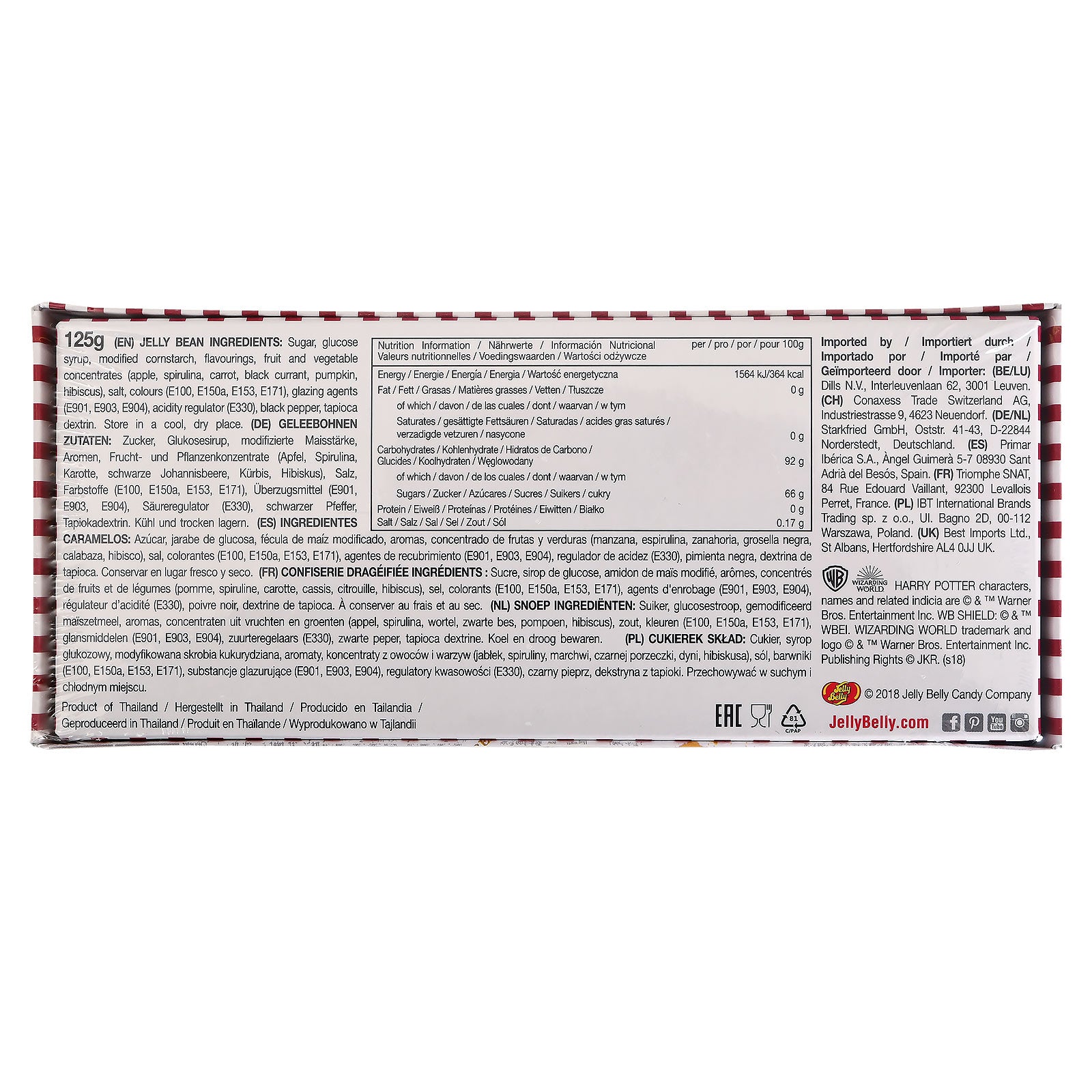 Product image Harry Potter - Bertie Botts Beans Gift Box 125g