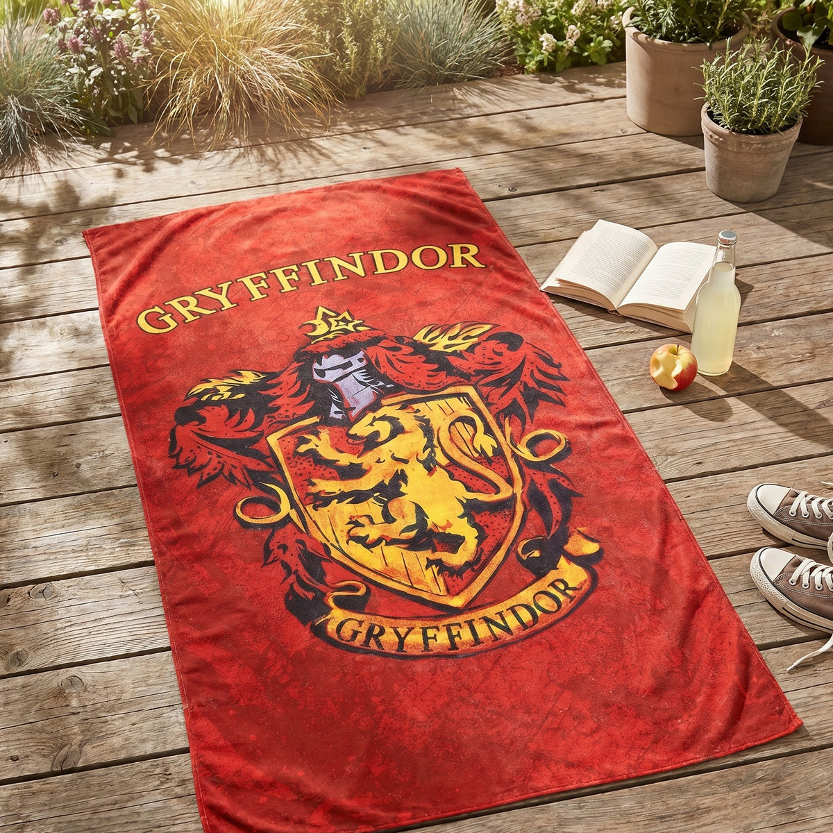 Produktbild Harry Potter - Gryffindor Wappen Strandtuch