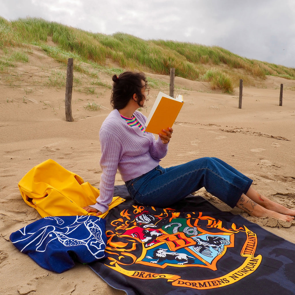 Produktbild Harry Potter - Hogwarts Wappen Strandtuch