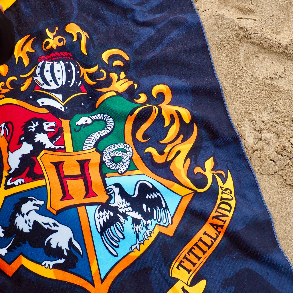 Produktbild Harry Potter - Hogwarts Wappen Strandtuch